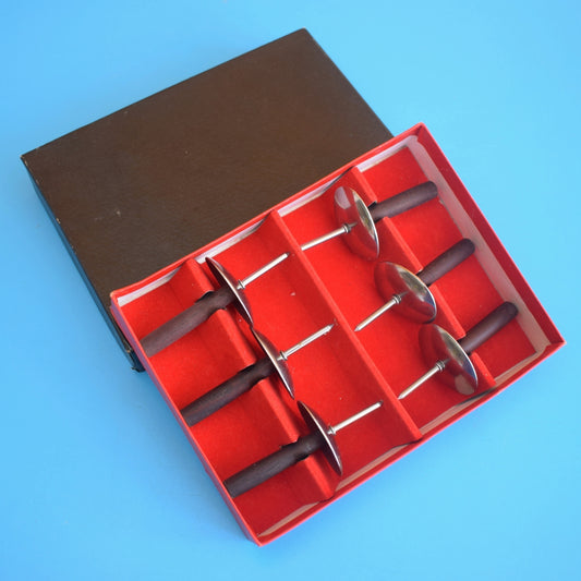 Vintage 1960s Corn On The Cob Holders - Boxed