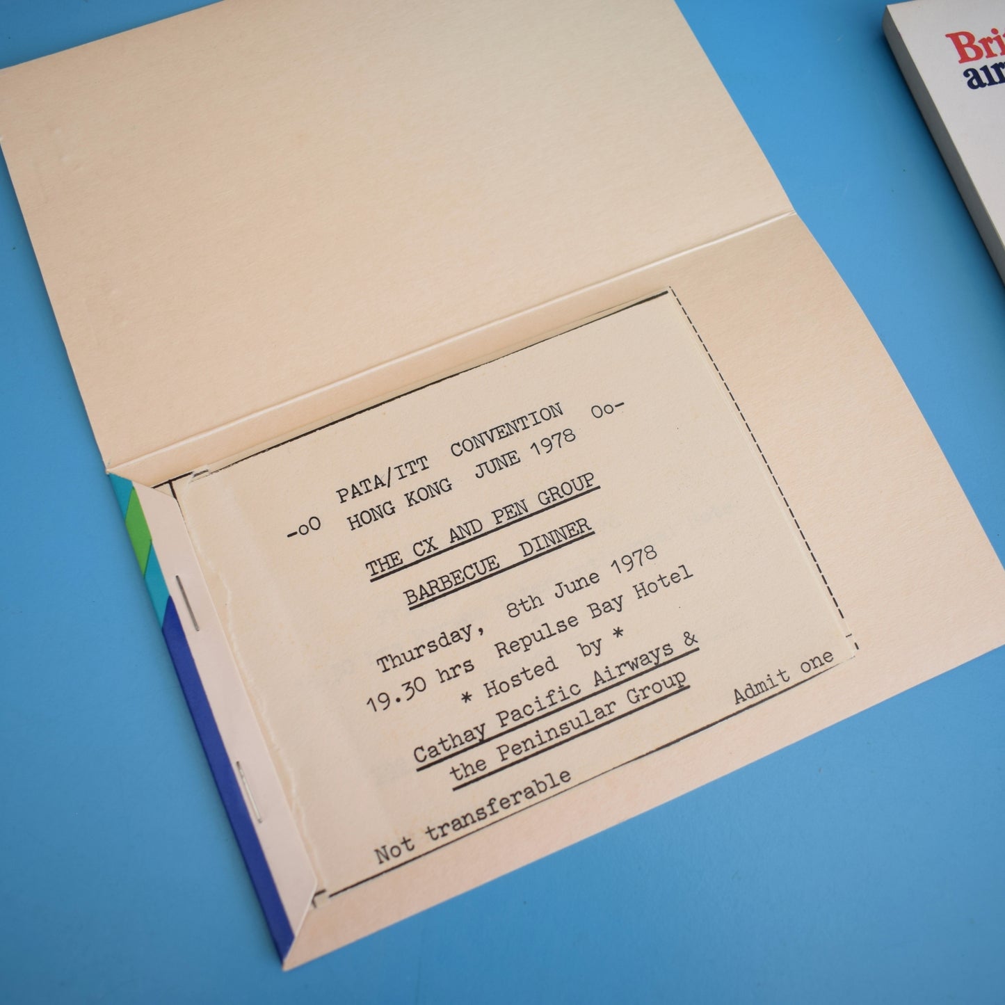 Vintage 1970s Flight Ephemera - BEA / SAS / BA - Travel / Planes