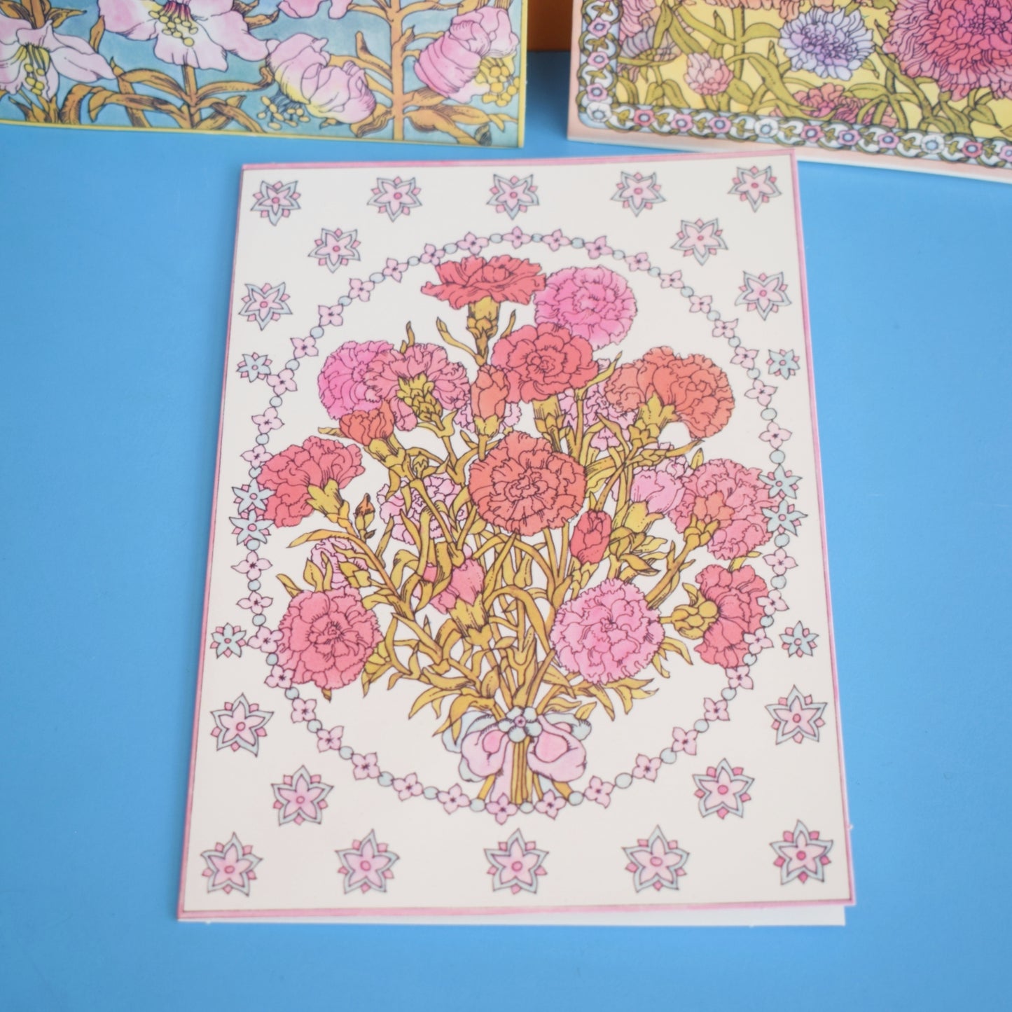 Vintage 1970s Greeting Card - by Loretta Rodriguez Set x3