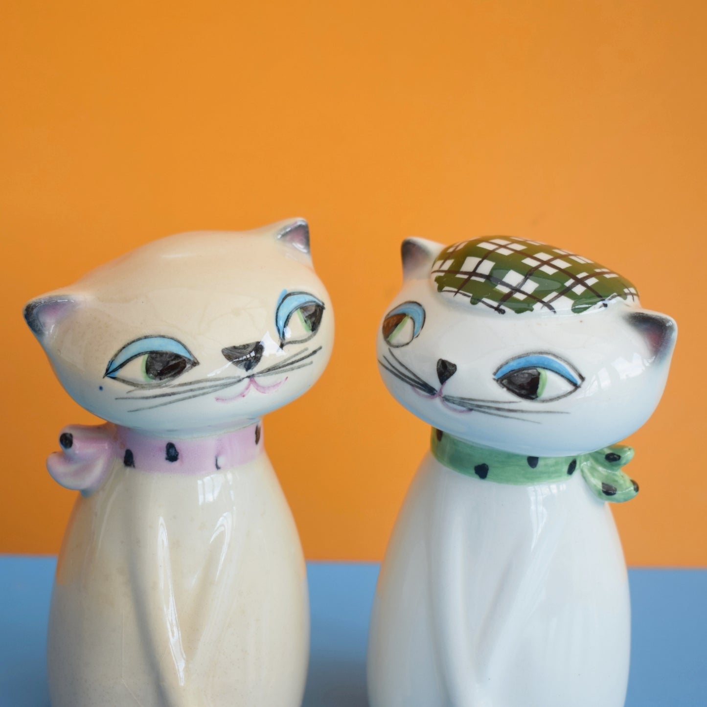 Vintage 1960s Holt Howard Style - Cat Salt & Pepper Set