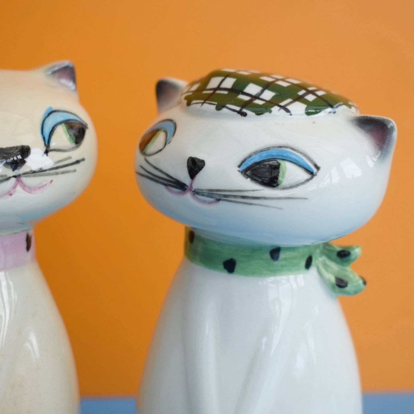 Vintage 1960s Holt Howard Style - Cat Salt & Pepper Set