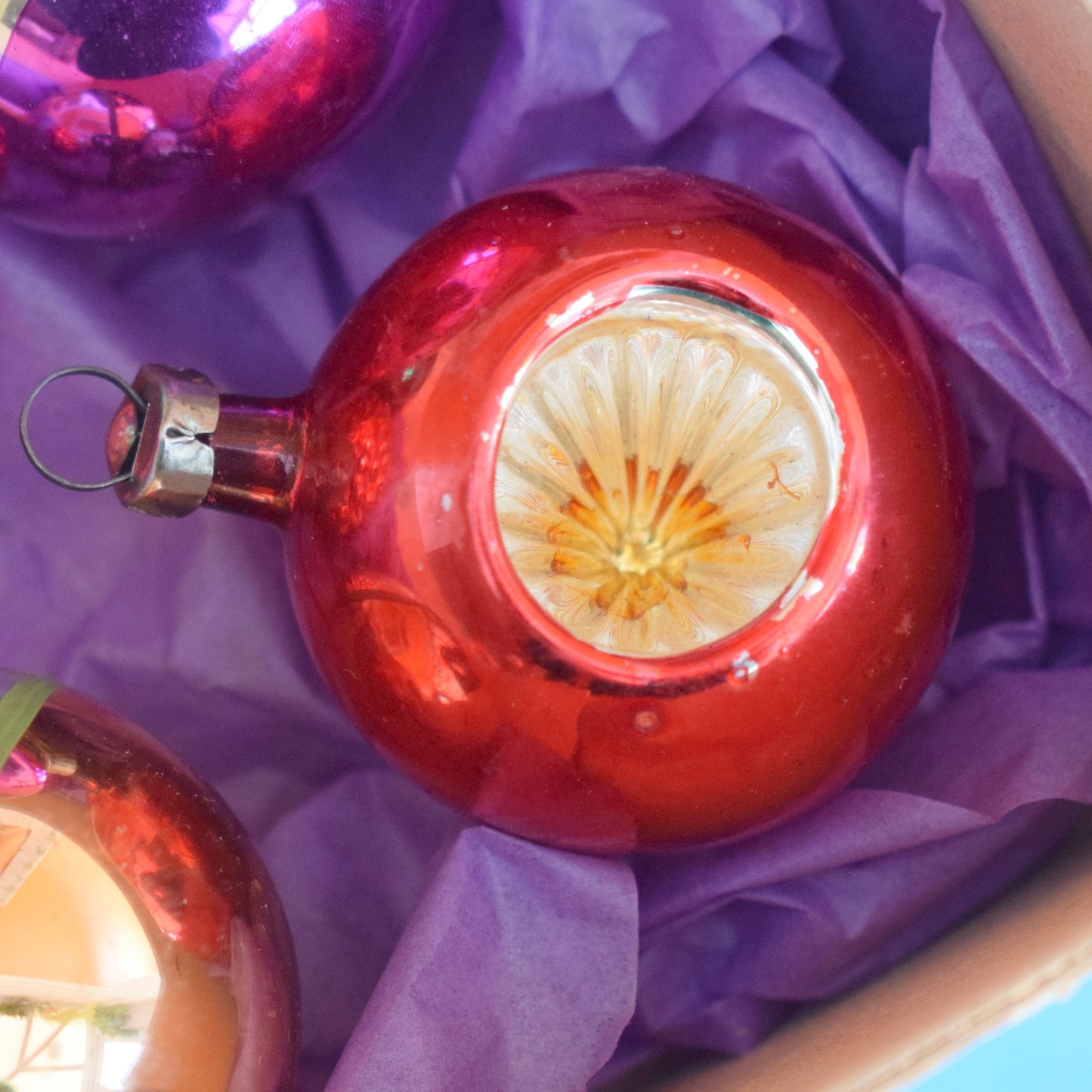 Vintage 1960s Glass Special Baubles - Mixed