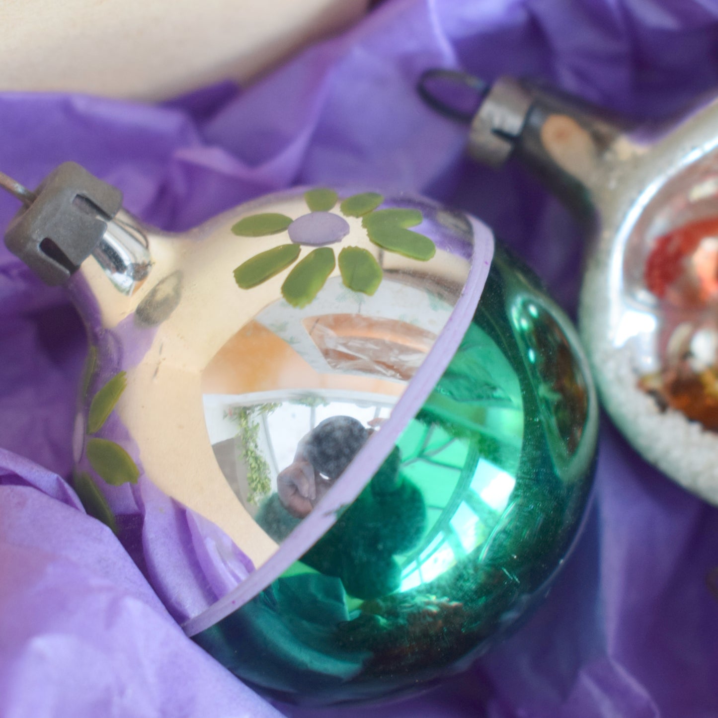 Vintage 1960s Glass Special Baubles - Mixed