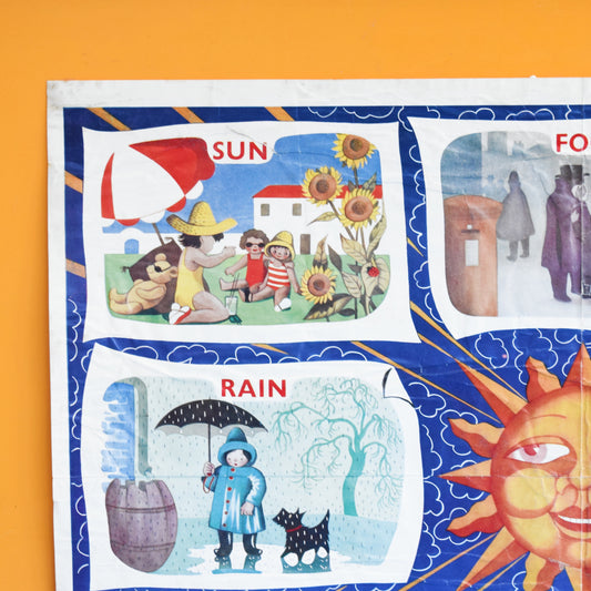 Vintage 1950s Large Graphic Child Education Poster - Monique Partridge