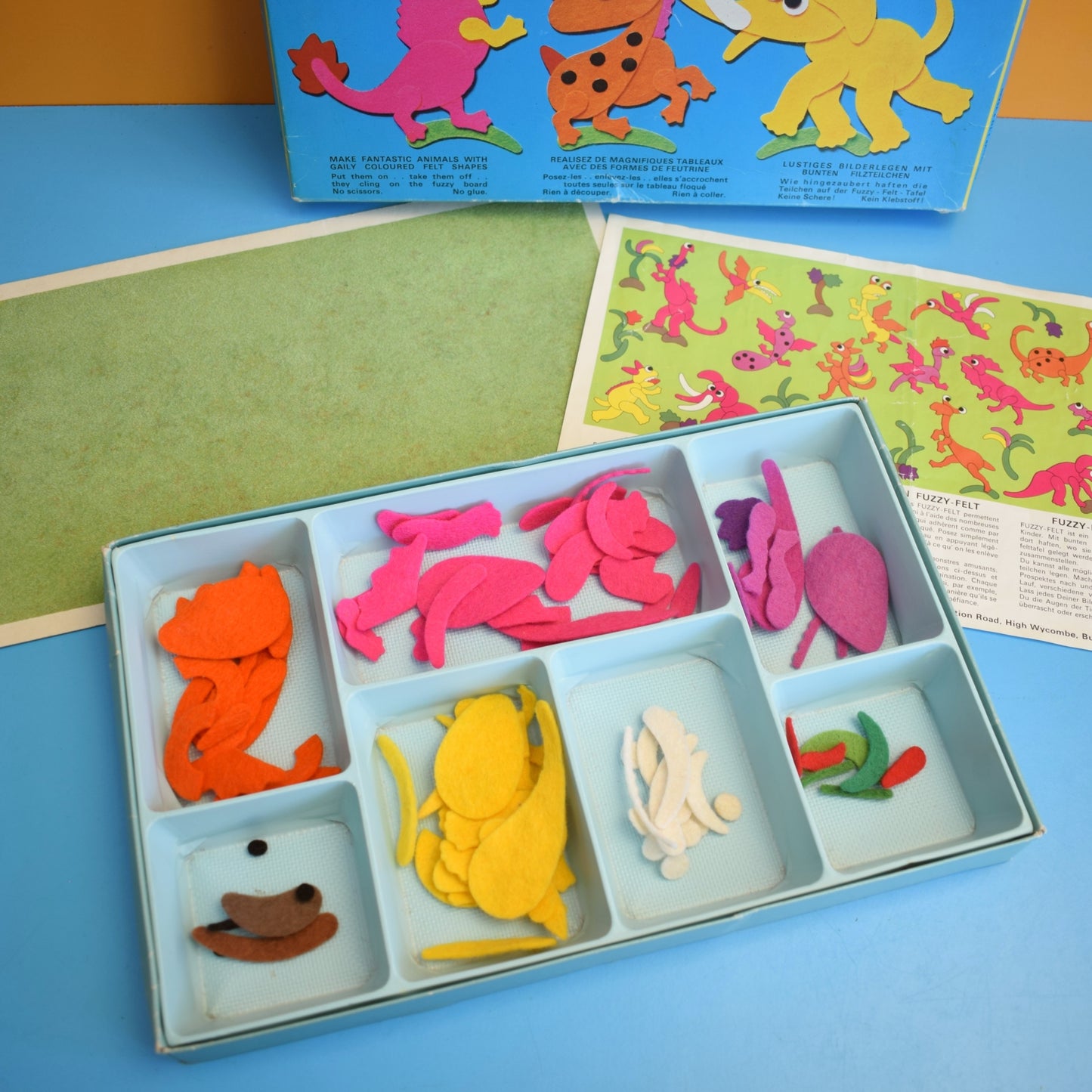Vintage 1970s Fuzzy Felt - Various Sets - Fantasy, Fairy Tales Etc