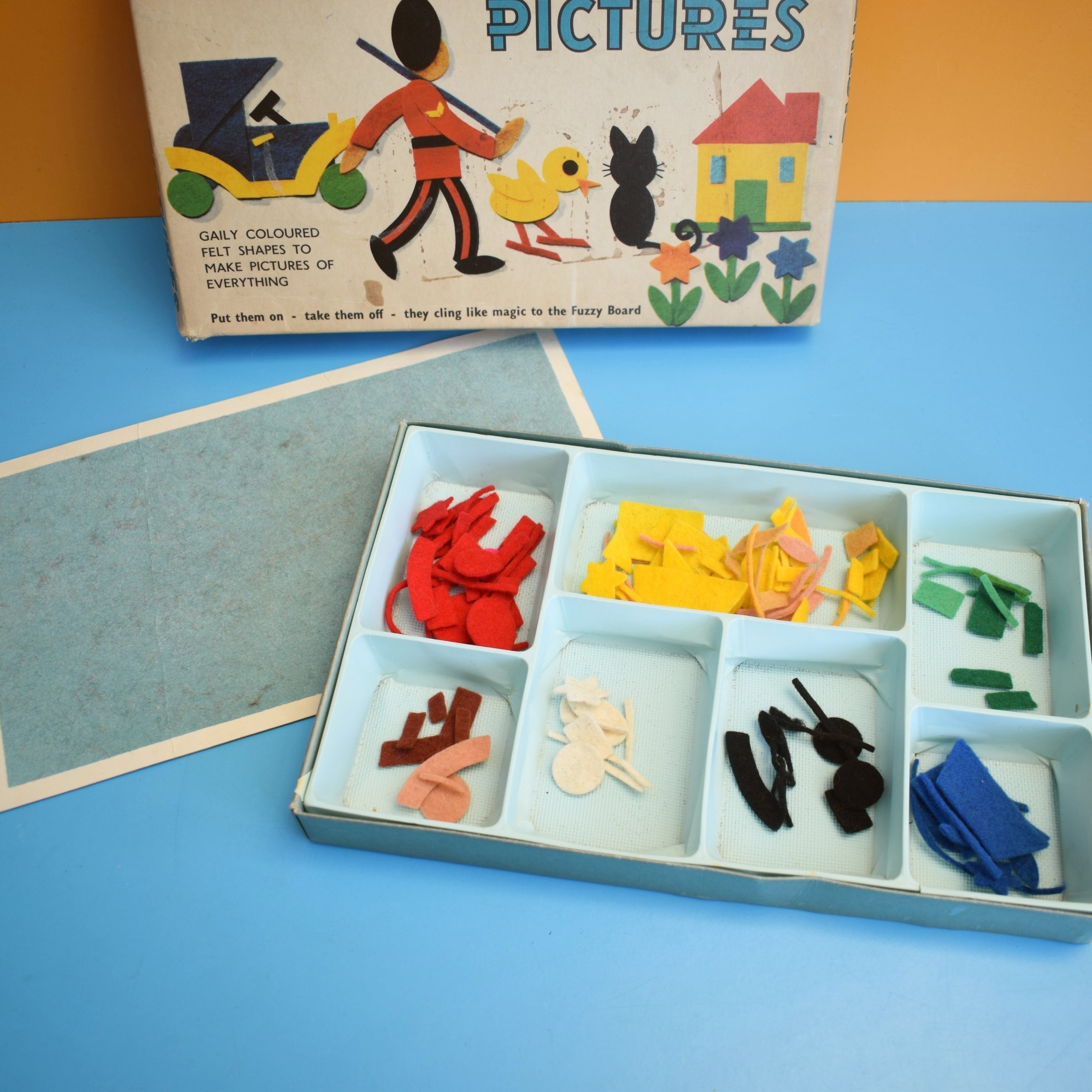 Vintage 1970s Fuzzy Felt Sets Fantasy And Fairytales – Pineapple Retro