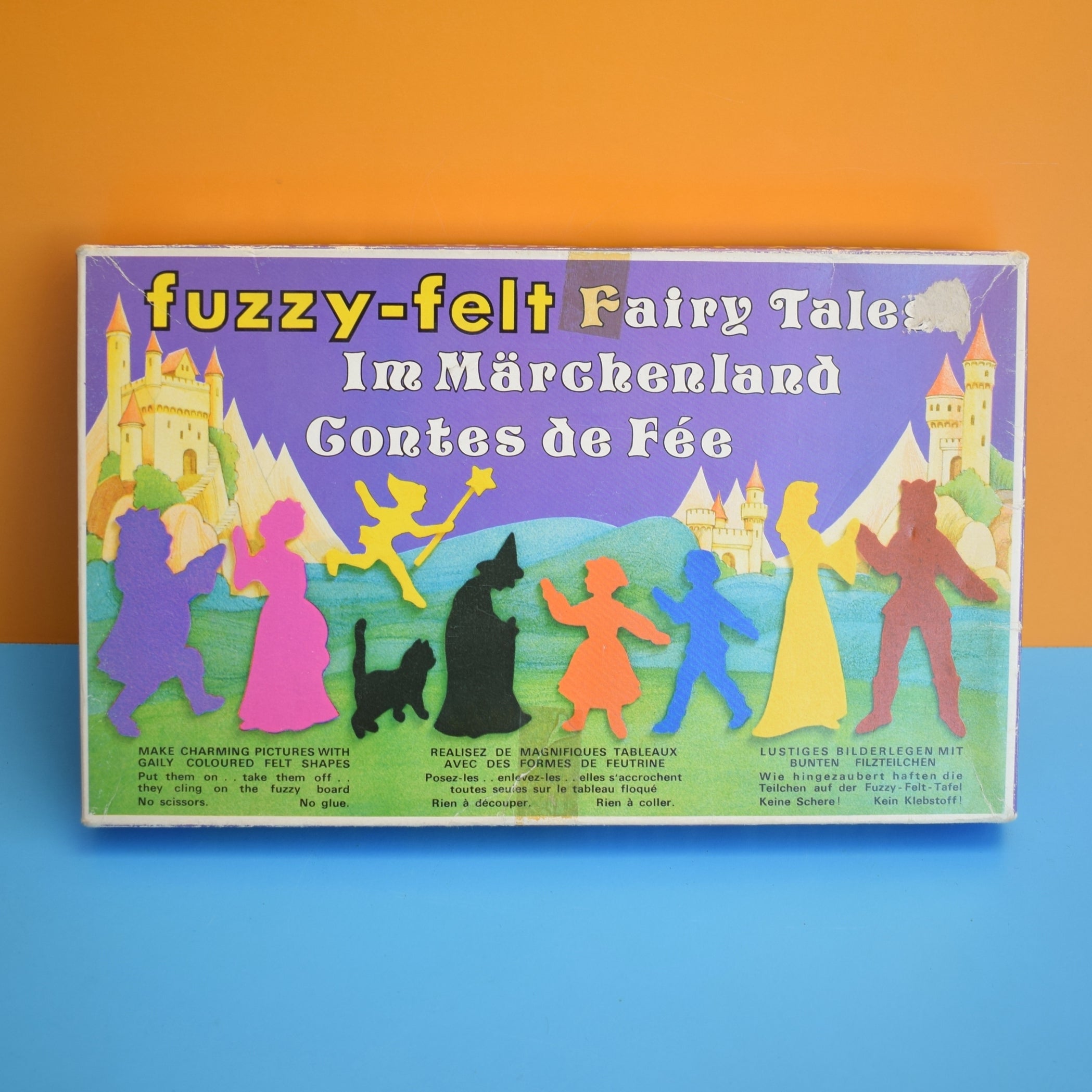 Vintage 1970s Fuzzy Felt Sets Fantasy And Fairytales – Pineapple Retro