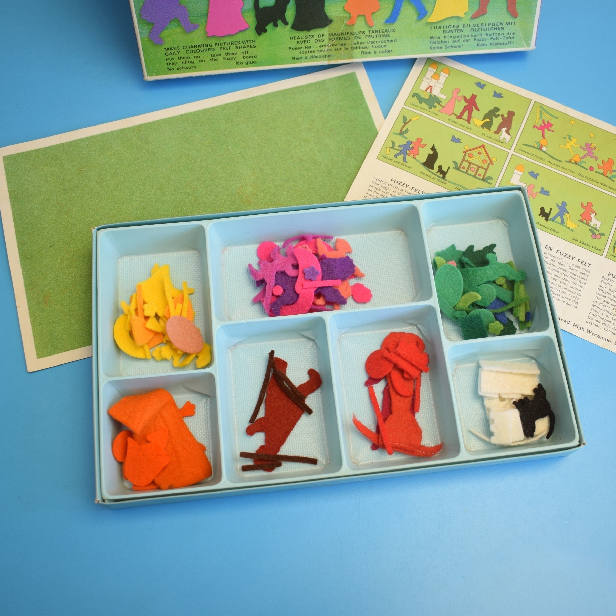 Vintage 1970s Fuzzy Felt Sets Fantasy And Fairytales – Pineapple Retro