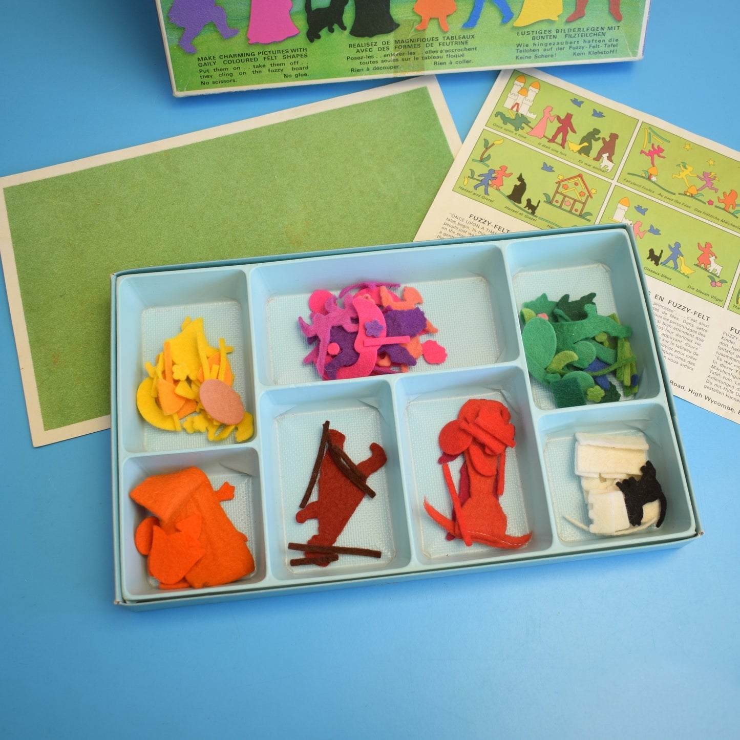 Vintage 1970s Fuzzy Felt - Various Sets - Fantasy, Fairy Tales Etc
