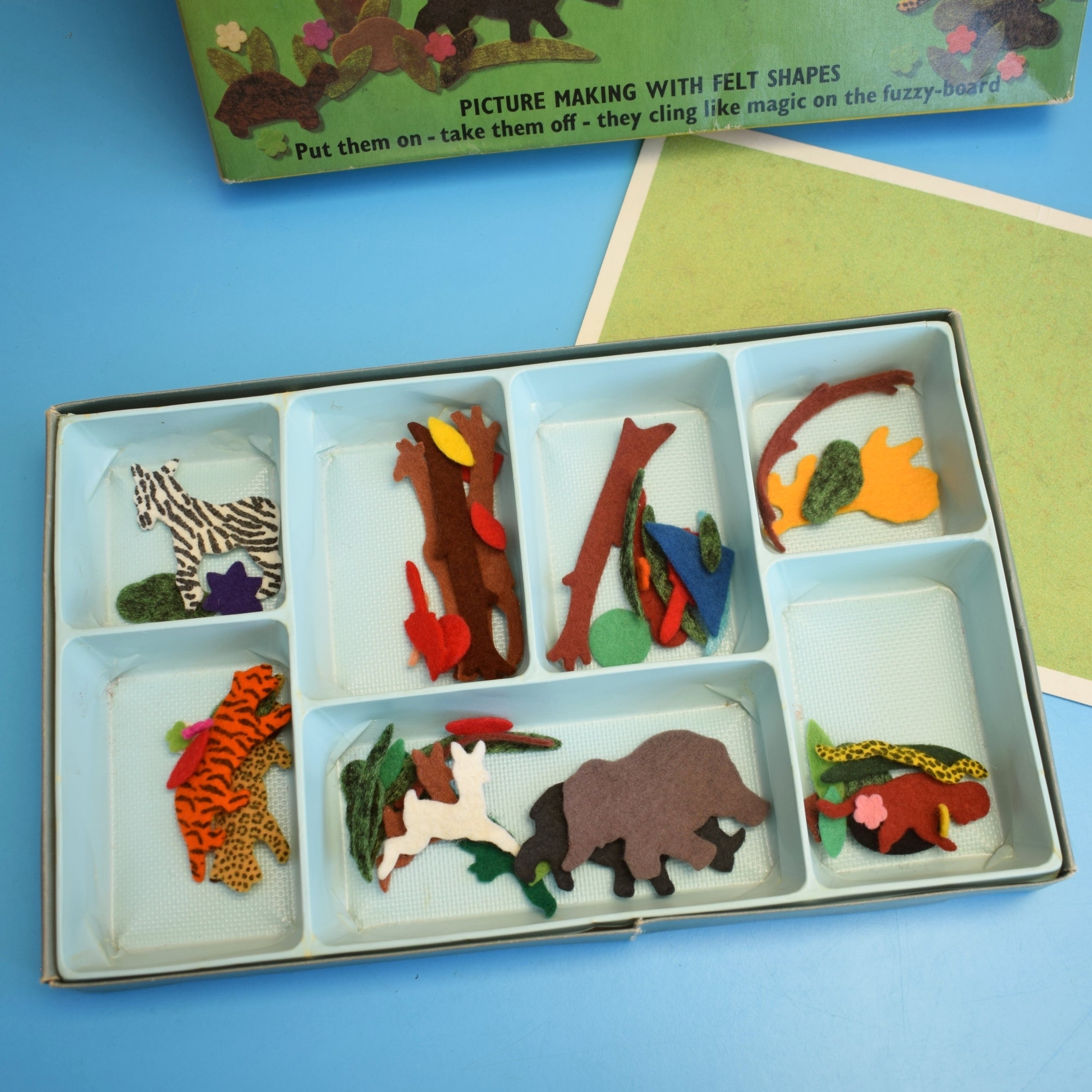 Vintage 1970s Fuzzy Felt Sets Fantasy And Fairytales – Pineapple Retro