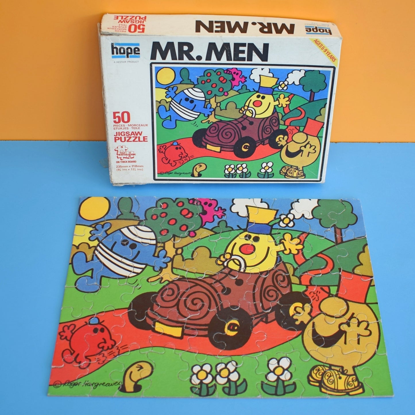 Vintage 1980s Mr Men Jigsaw Puzzles