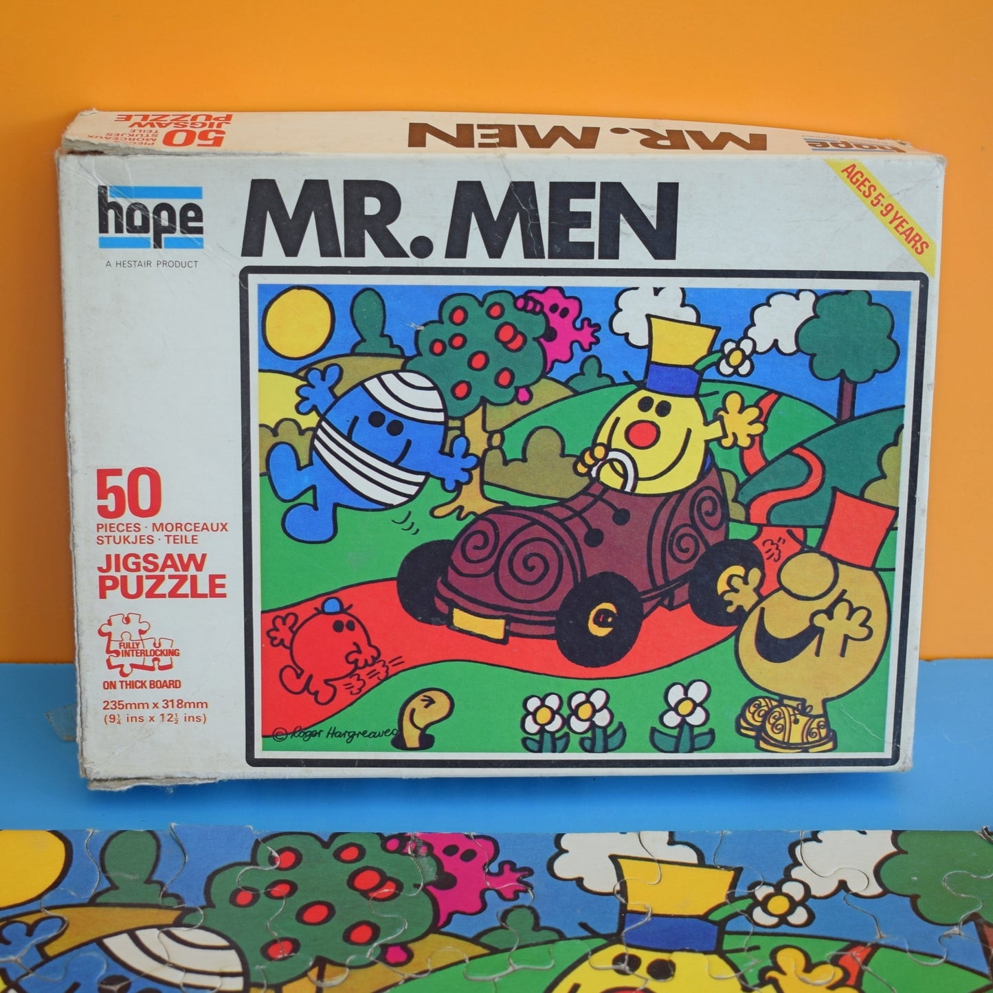 Vintage 1980s Mr Men Jigsaw Puzzles