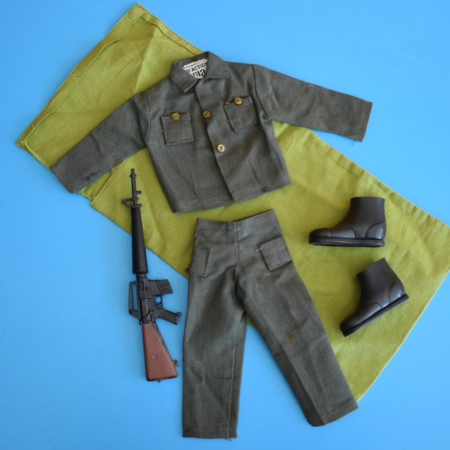 Vintage 1970s Action Man Army Kit/ Special Op Sleeping Bag