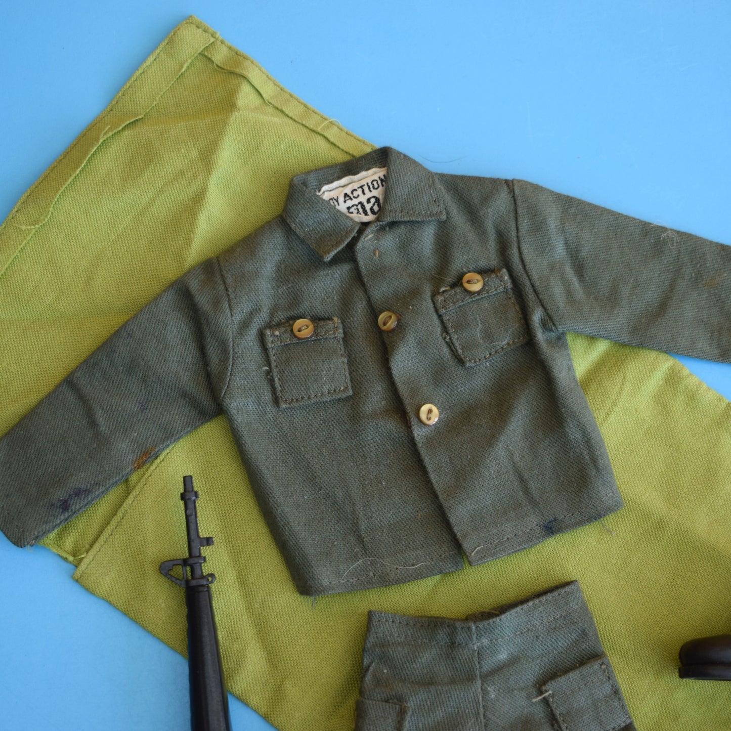 Vintage 1970s Action Man Army Kit/ Special Op Sleeping Bag