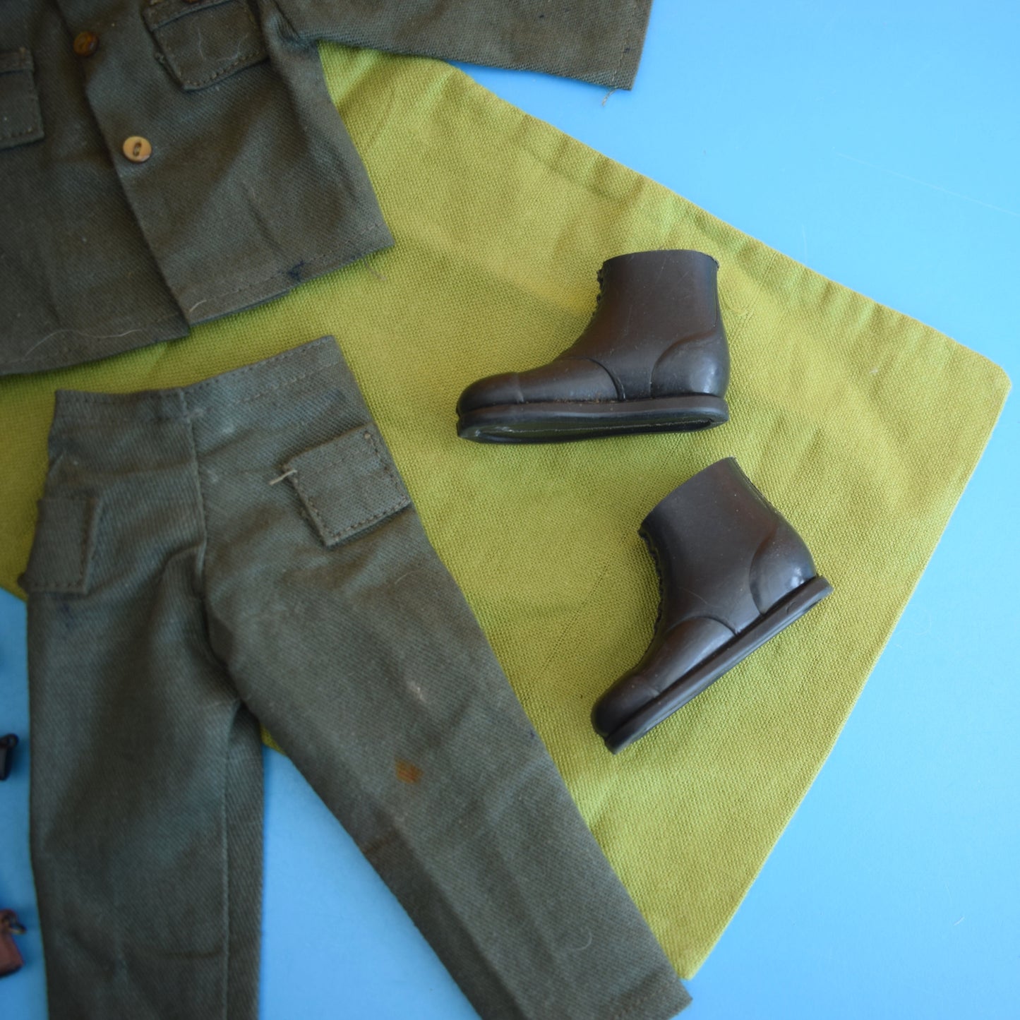 Vintage 1970s Action Man Army Kit/ Special Op Sleeping Bag