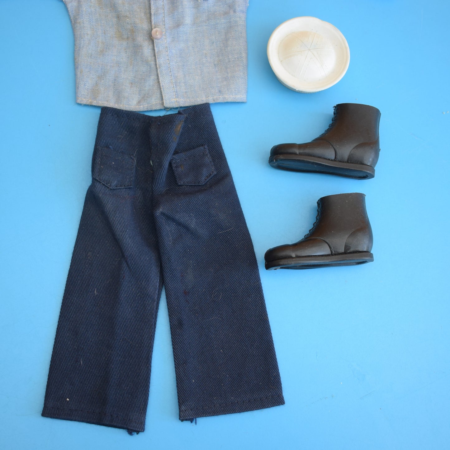 Vintage 1970s Action Man Sailor Uniform