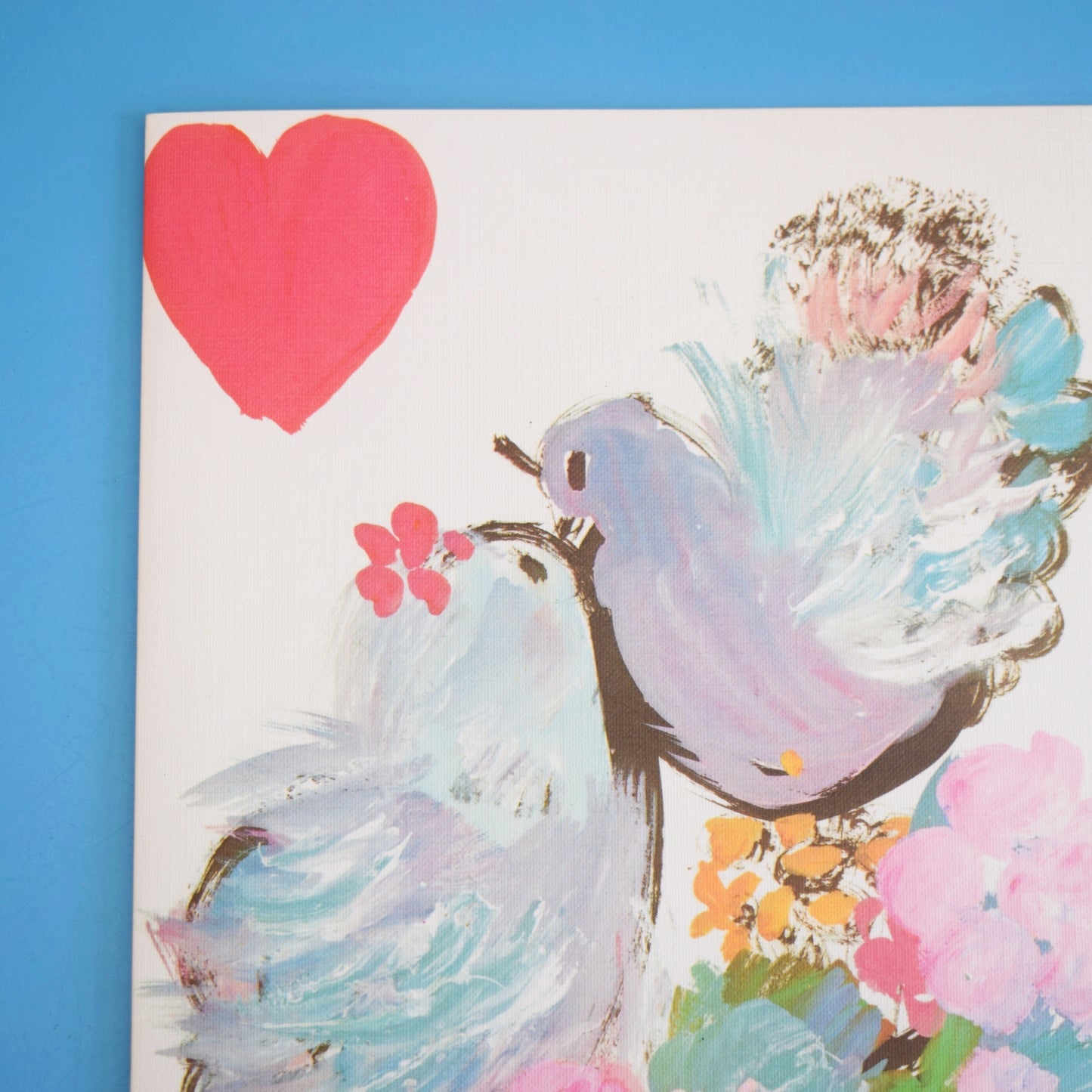 Vintage 1970s Large Greeting Card - by Marion - Sweethearts