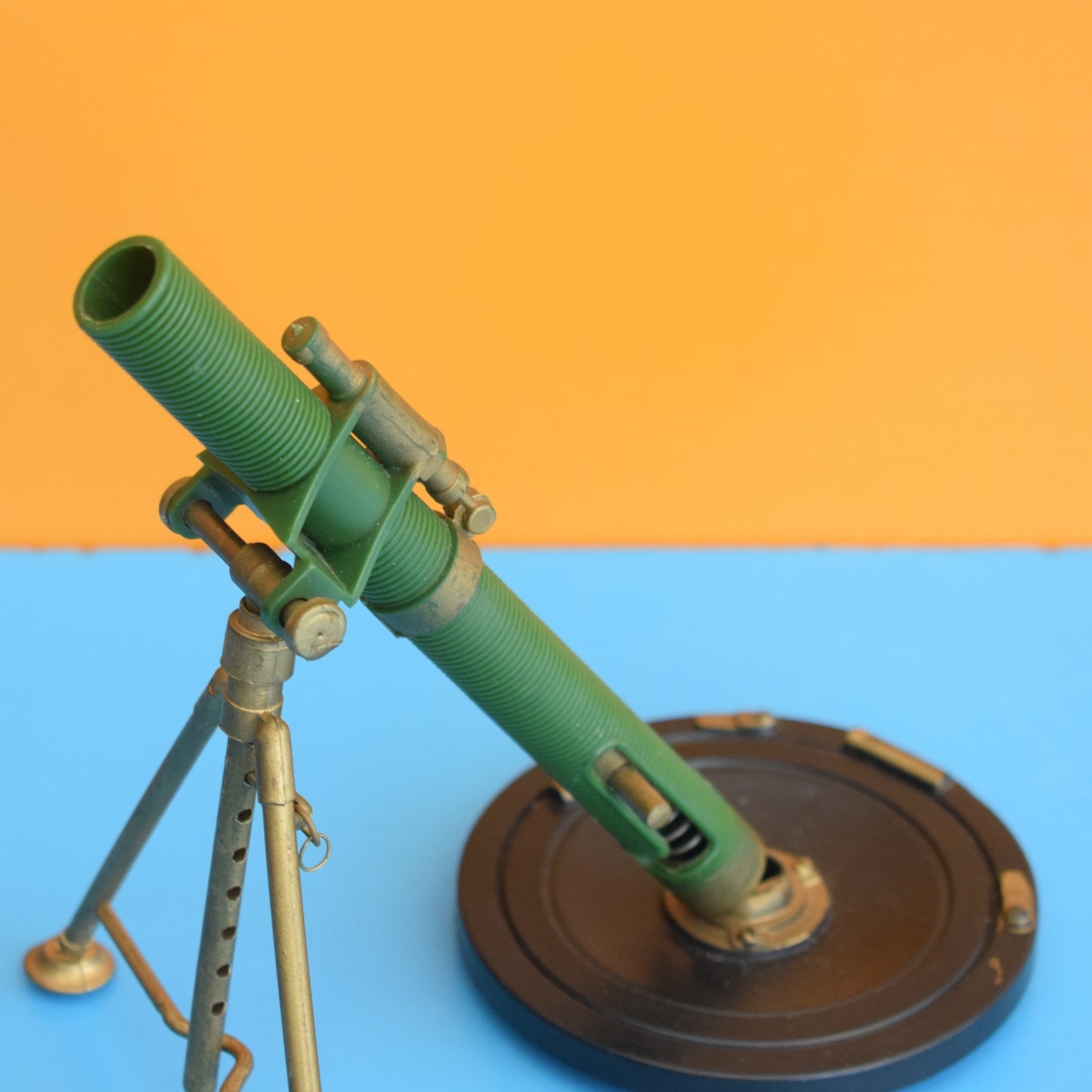 Vintage 1970s Action Man Mortar Gun & Shells