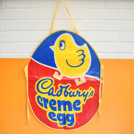 Vintage 1980s PVC Apron - Cadburys Creme Egg Advertising