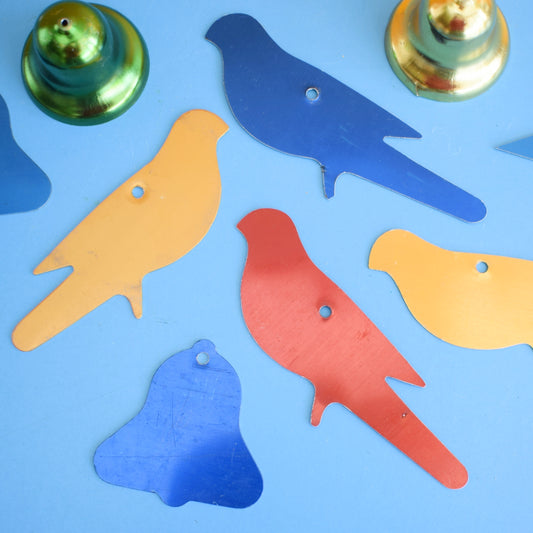Vintage 1960s Aluminium Christmas Decorations
