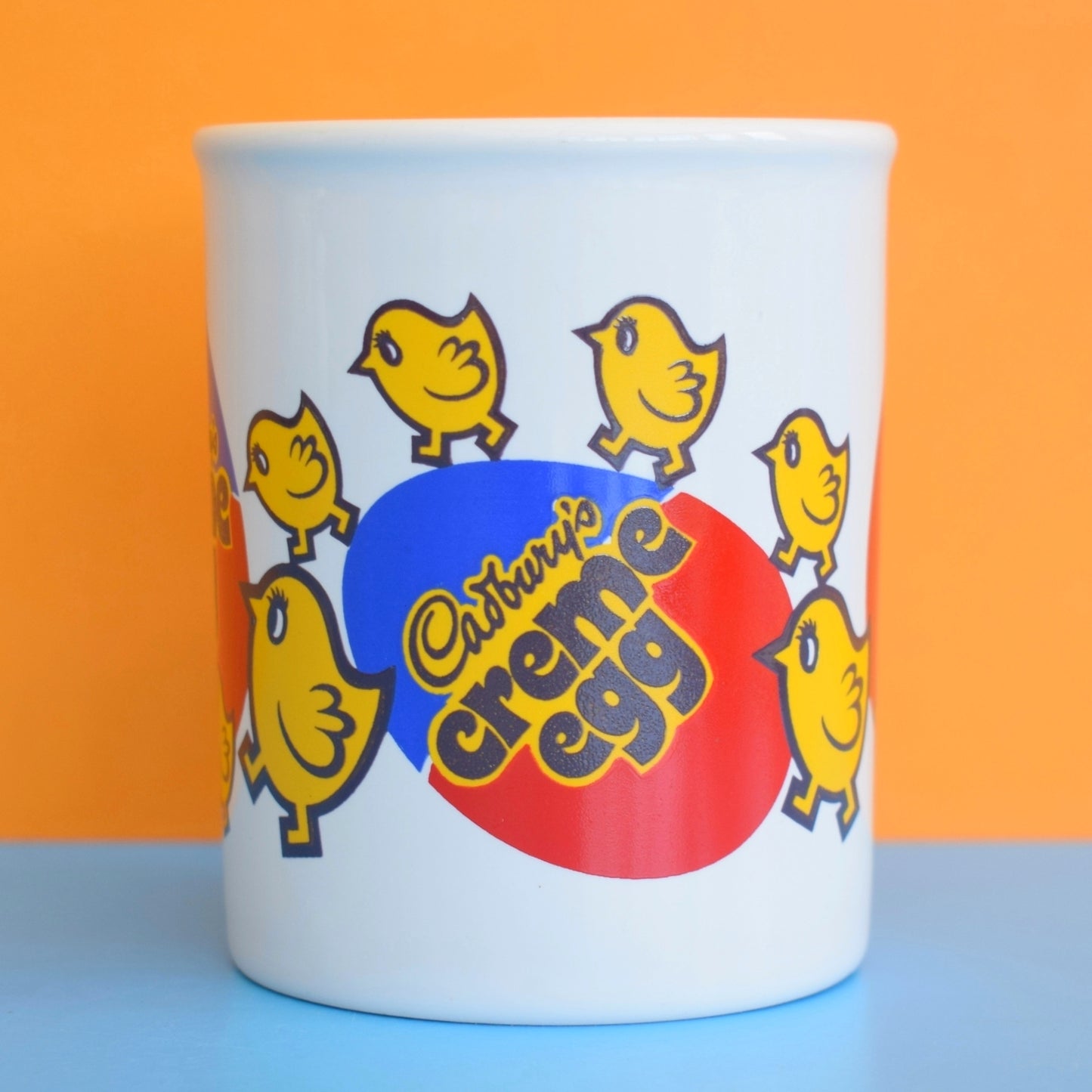 Vintage 1980s Kilncraft Staffordshire Mug - Cadbury's Creme Egg Advertising by Vintage