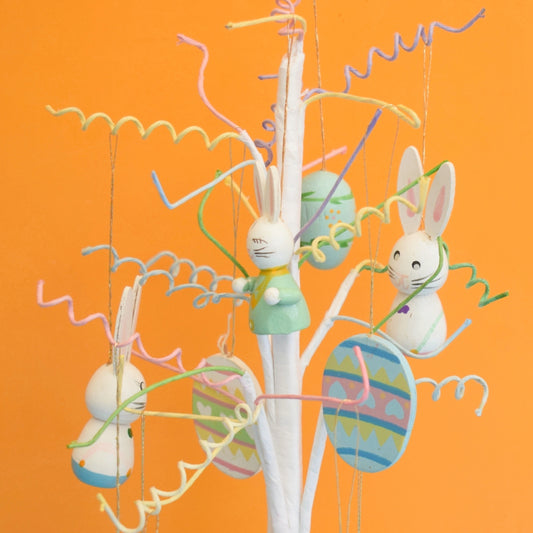 Vintage 1990s Easter Tree & Decorations- Boxed