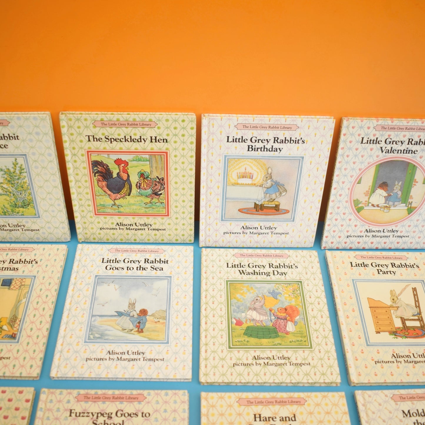 Vintage 1980s The Little Grey Rabbit Library of Books