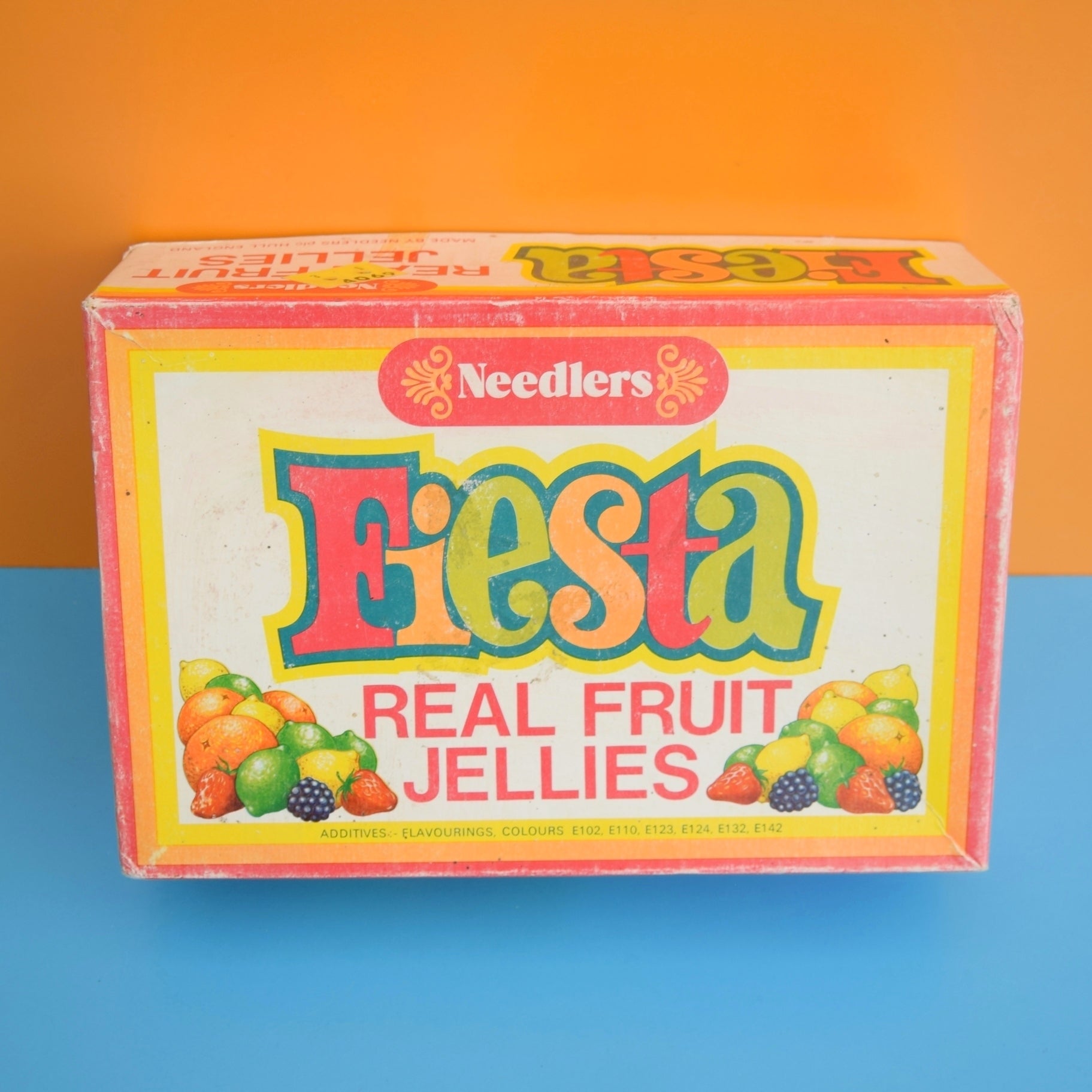 Vintage 1960s Empty Advertising Gift Boxes - Chunky Nuts / Fiesta Jellies by Pineapple Retro
