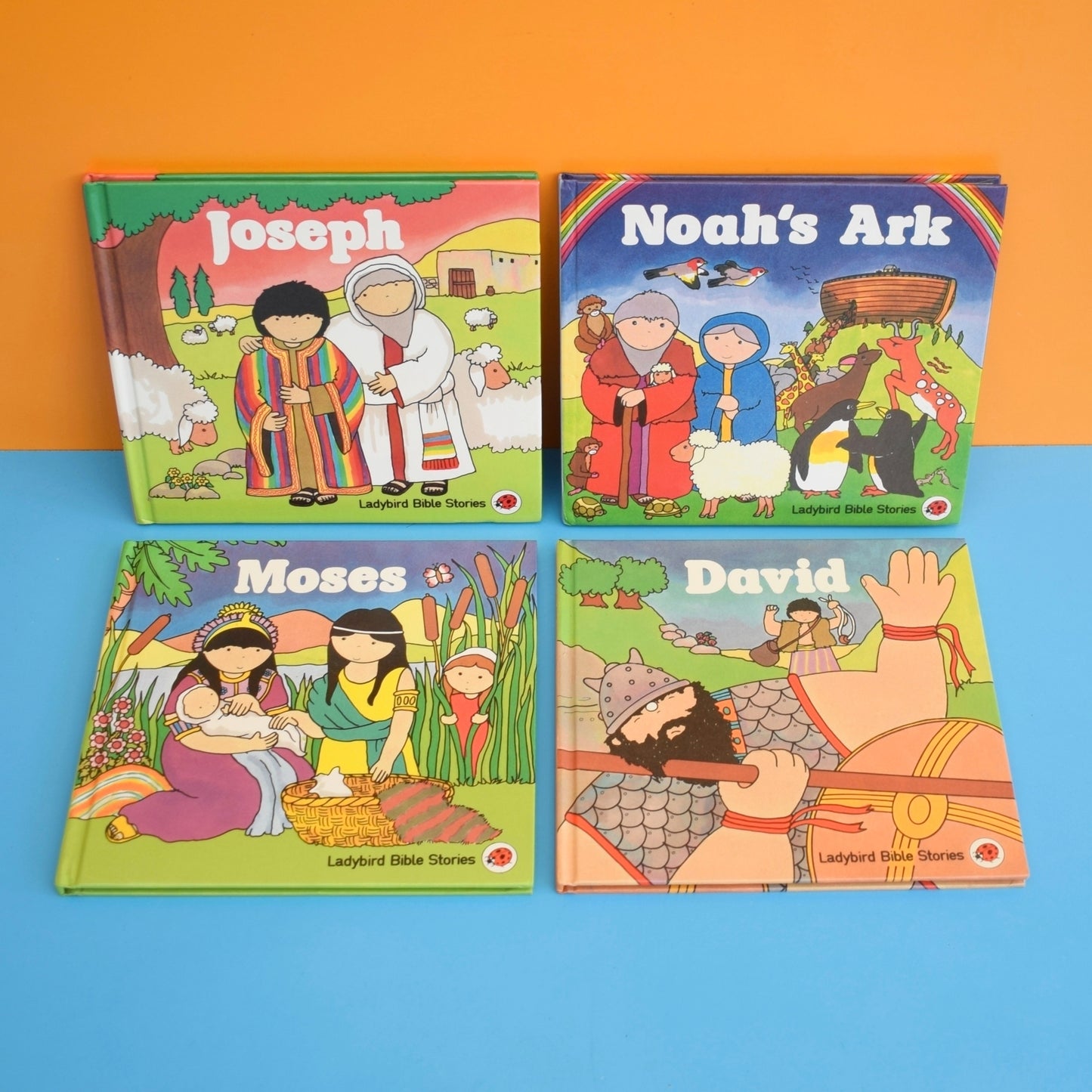 Vintage 1980s Ladybird Books - Bible Stories - Lynn Grundy