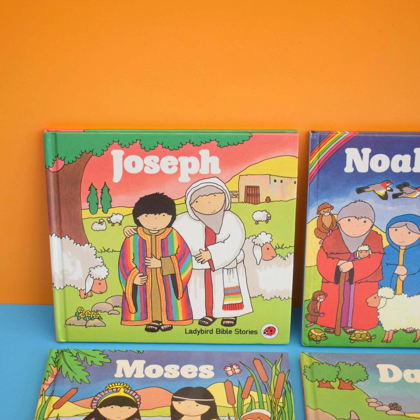 Vintage 1980s Ladybird Books - Bible Stories - Lynn Grundy