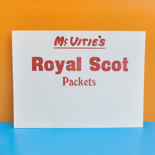 Vintage 1960s Shop Advertising Biscuit Signs - Mc Vitie's