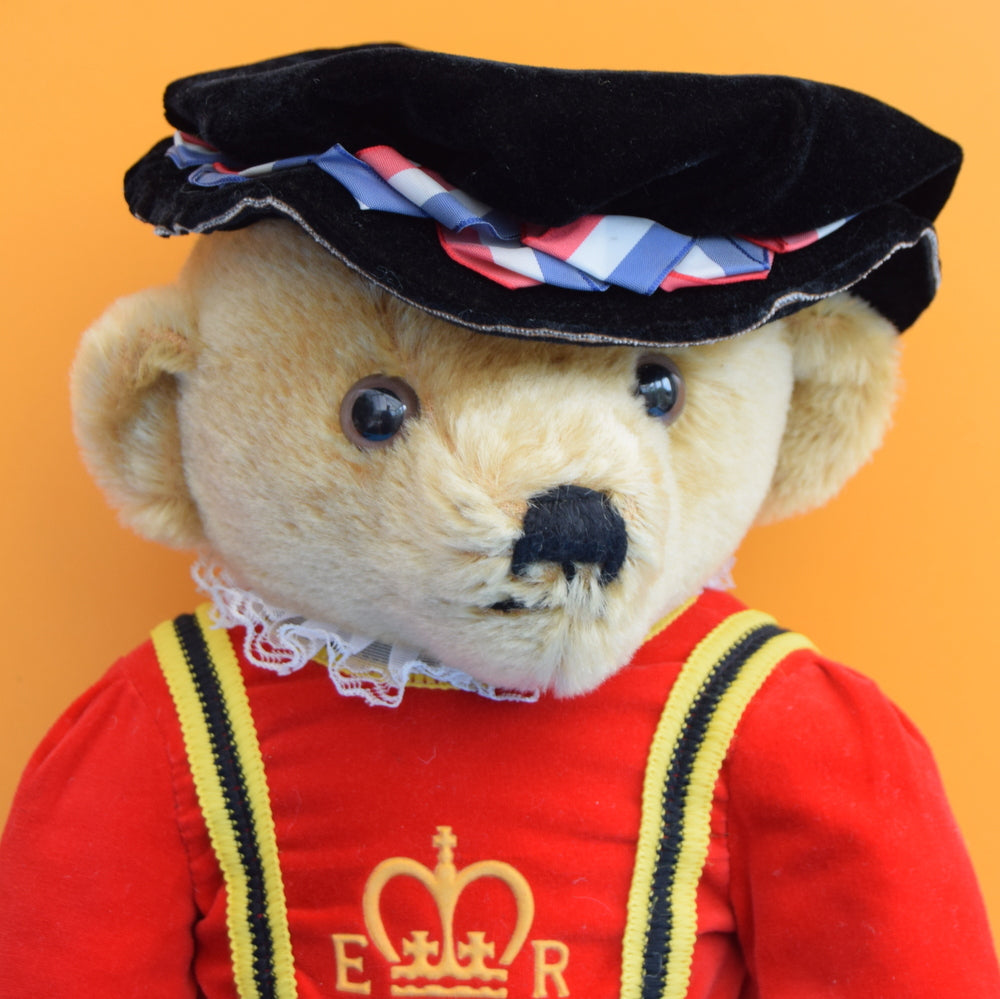 Vintage 1980s Merrythought Teddy Bear - Beefeater