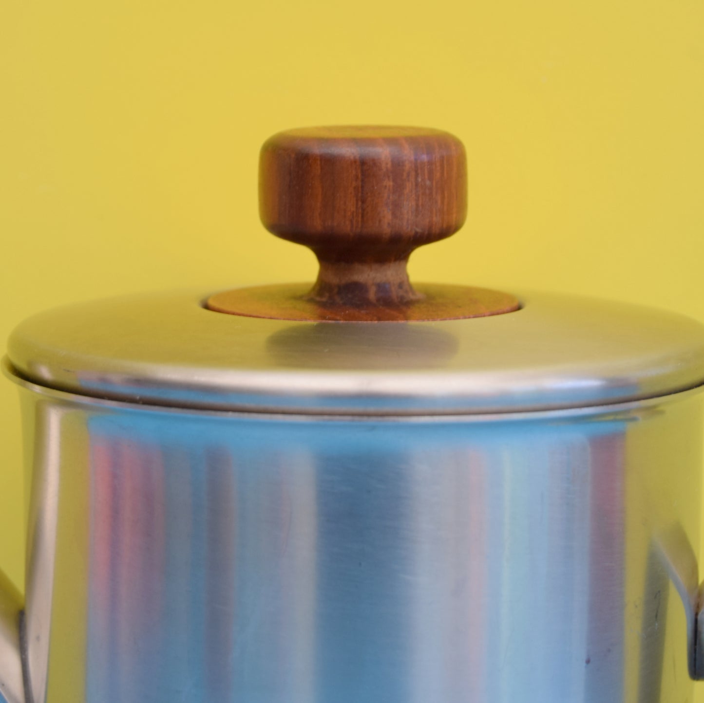 Vintage 1960s Rare Teak / Stainless Coffee Pot - Gerald Benney