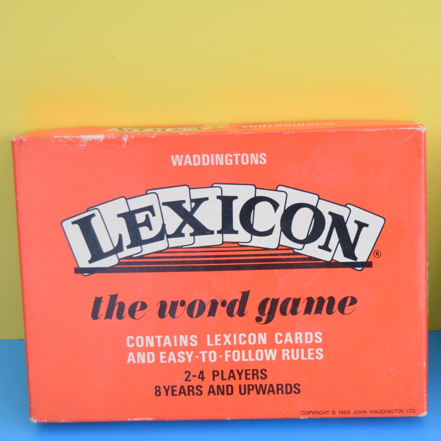 Vintage 1970s Card Game - Lexicon - Anagrams - Craft