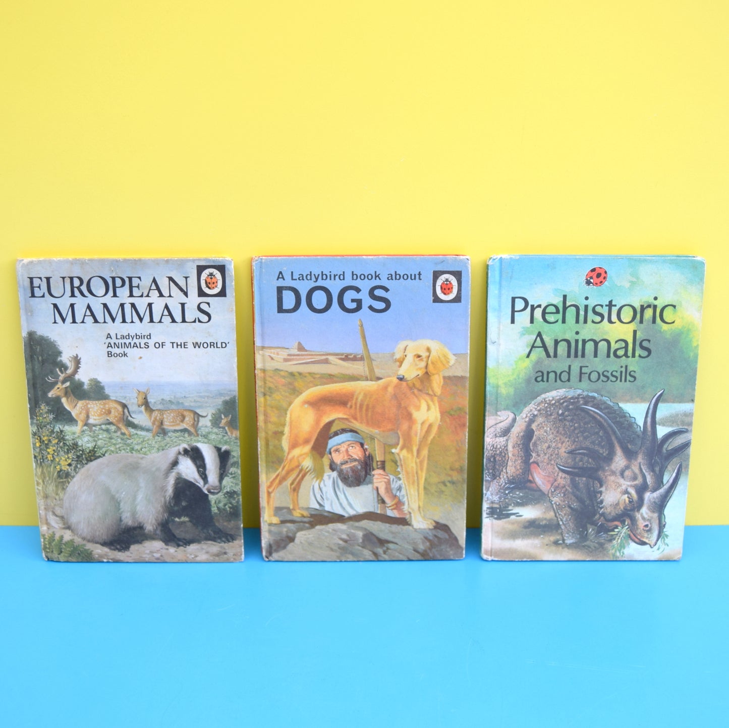 Vintage Ladybird Books - Mammals, Dogs, Prehistoric & Fossils