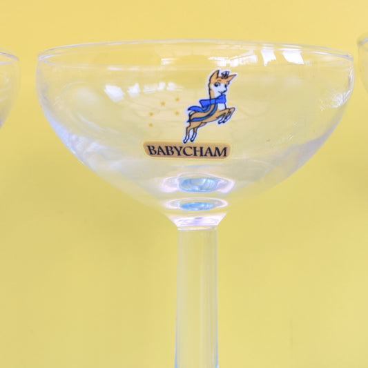 Vintage Single Babycham Glasses - Great Gifts