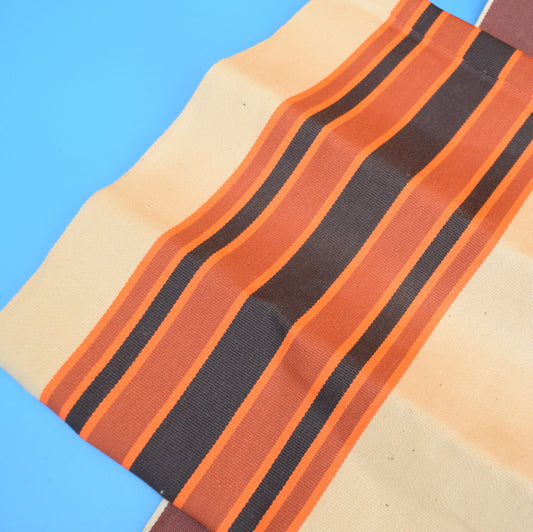 Vintage 1970s Replacement Garden Chair / Deckchair Canvas - Orange