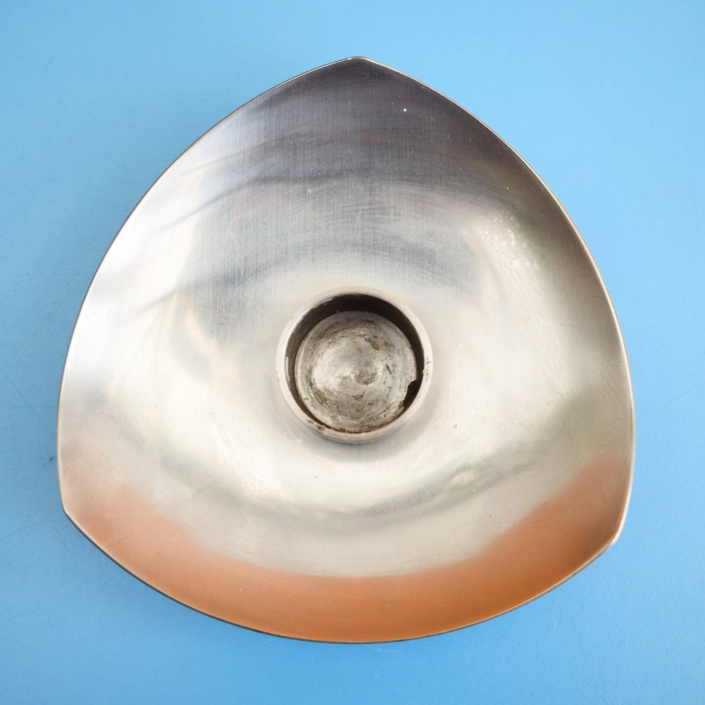 Vintage 1970s Stainless Steel Danish Candle Holders . by Pineapple Retro