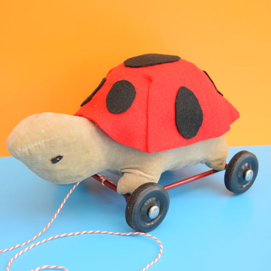 Vintage 1950s Merrythought Ladybird/ Tortoise - Wheels