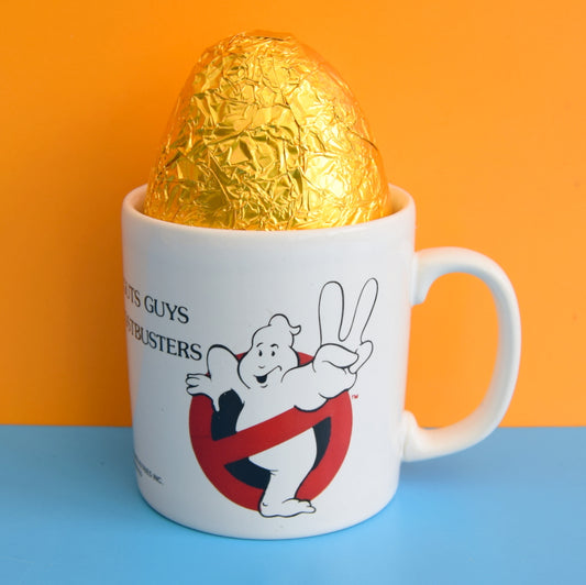 Vintage 1980s Mug & Chocolate Easter Egg - Ghost Busters