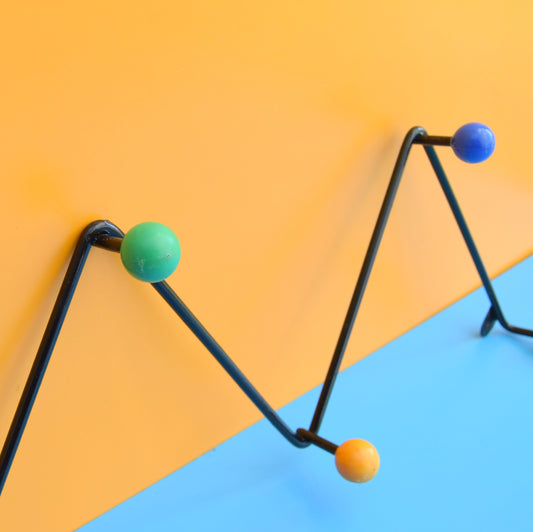 Vintage 1960s Atomic Hooks - Plastic Balls