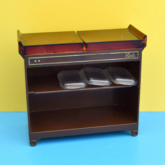 Vintage 1970s Sindy Doll Scooter / Hostess Trolley