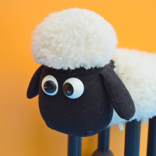 Vintage 1980s/90s Shaun The Sheep Footstool - Boots