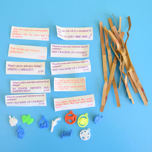 Vintage 1970s Cracker Making Bits - Charms / Snaps