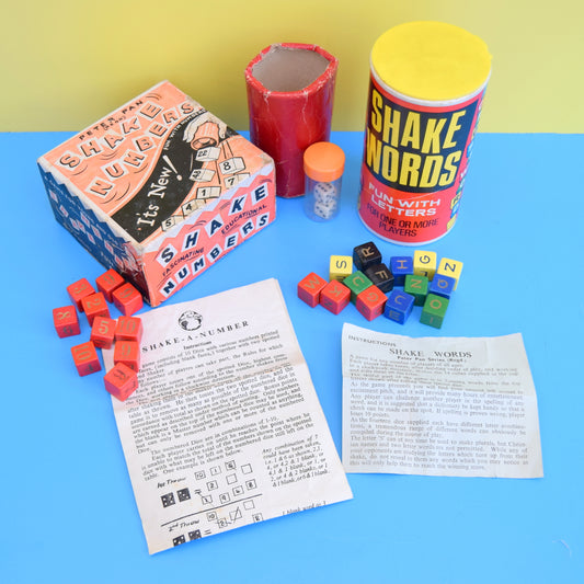 Vintage 1950s Peter Pan - Shake Letters & Shake Numbers