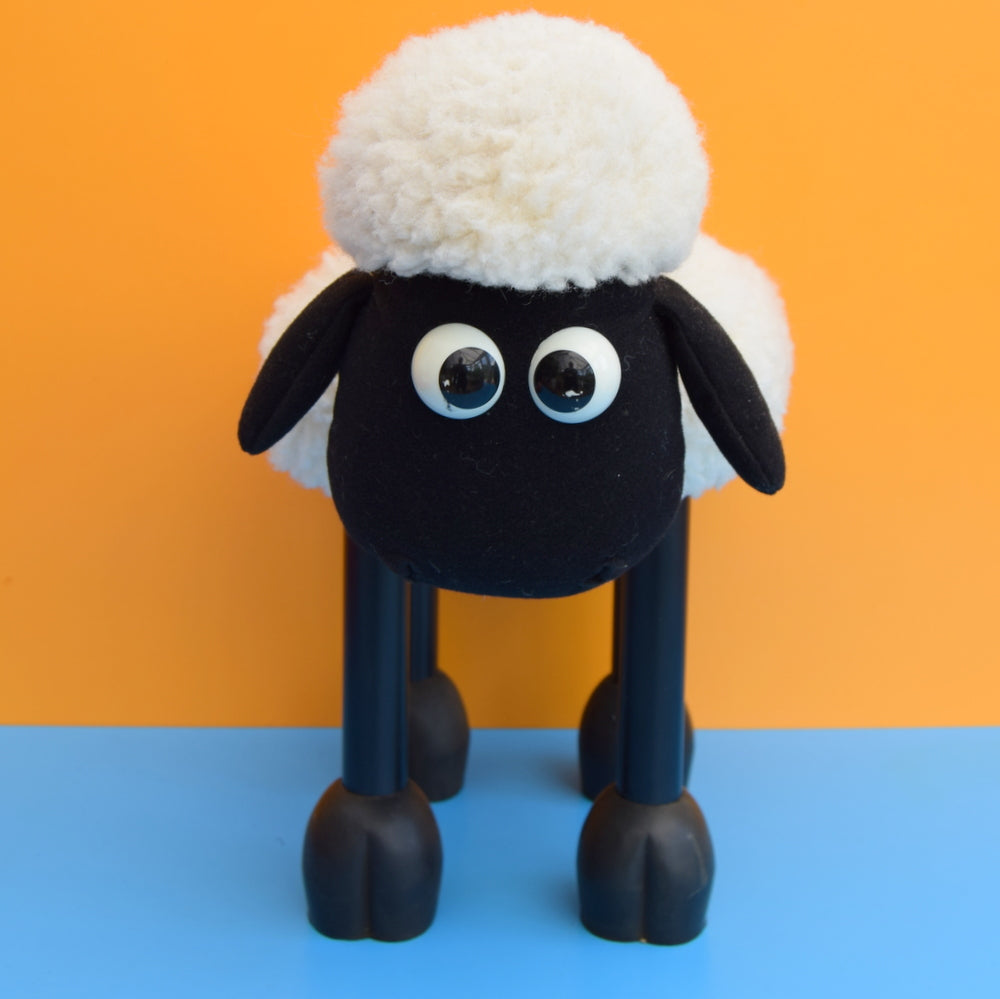 Vintage 1980s/90s Shaun The Sheep Footstool - Boots