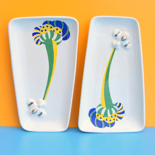 Vintage 1970s Honiton Pottery Dishes - Julia Galuszka - Planes