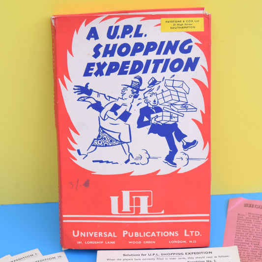 Vintage 1950s Shopping Expedition Game