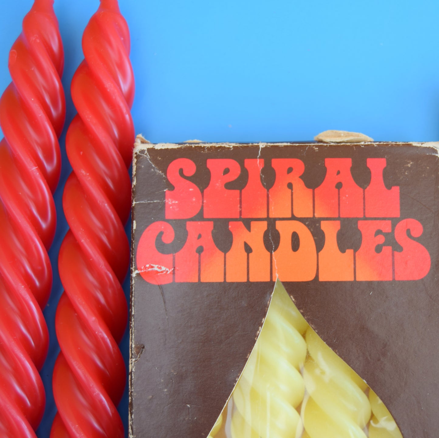Vintage 1970s Spiral / Happy Candles - Choice Of Colours