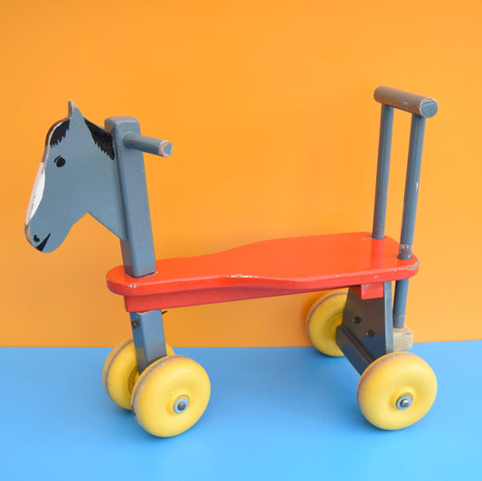Vintage 1970s Wooden Trike / Bike - Brian The Horse
